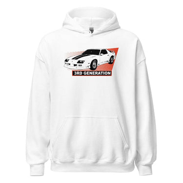 3rd Gen Camaro Hoodie in white